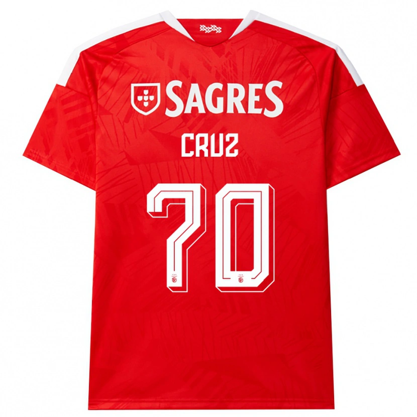 Danxen Herren Filipe Cruz #70 Rot Weiß Gelb Heimtrikot Trikot 2026/27 T-Shirt