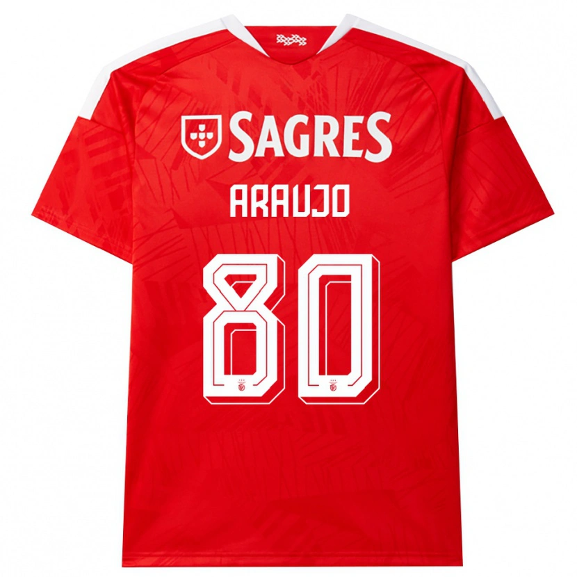 Danxen Herren Lais Araujo #80 Rot Weiß Gelb Heimtrikot Trikot 2026/27 T-Shirt