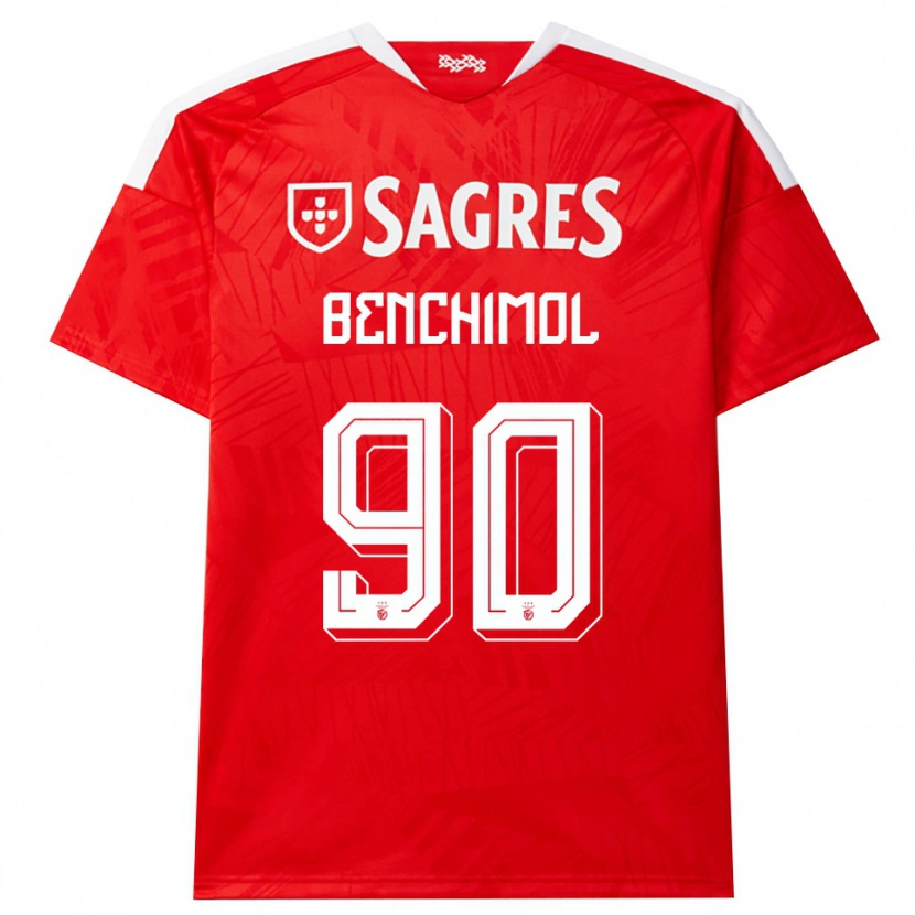 Danxen Herren Benchimol #90 Rot Weiß Gelb Heimtrikot Trikot 2026/27 T-Shirt