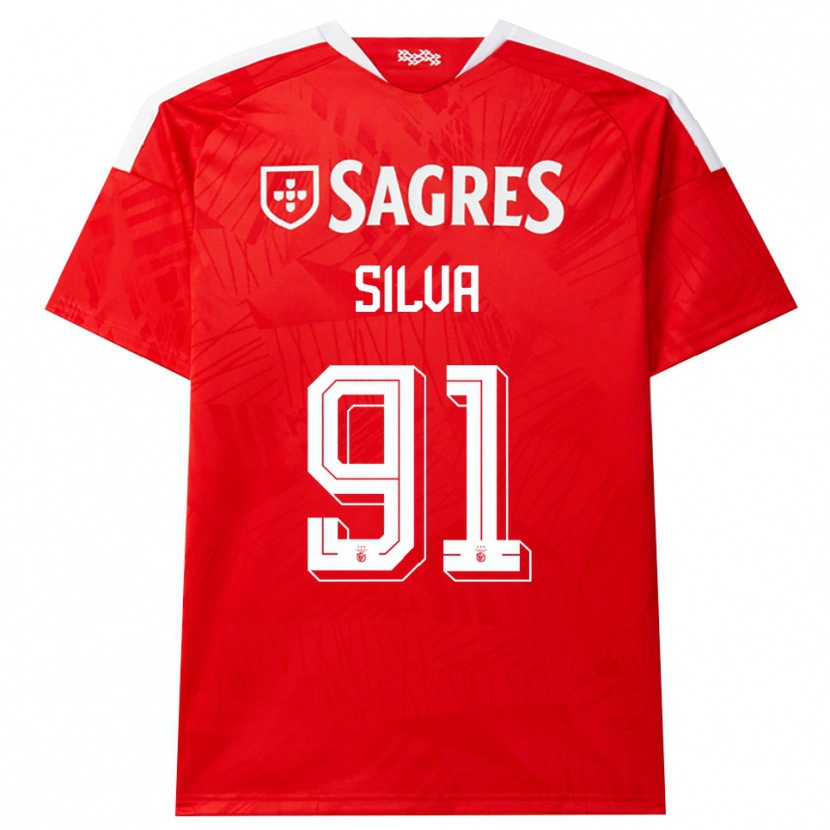 Danxen Herren Francisco Silva #91 Rot Weiß Gelb Heimtrikot Trikot 2026/27 T-Shirt