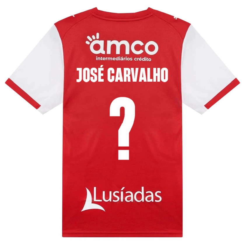 Danxen Herren José Carvalho #0 Weiß Rot Schwarz Heimtrikot Trikot 2026/27 T-Shirt