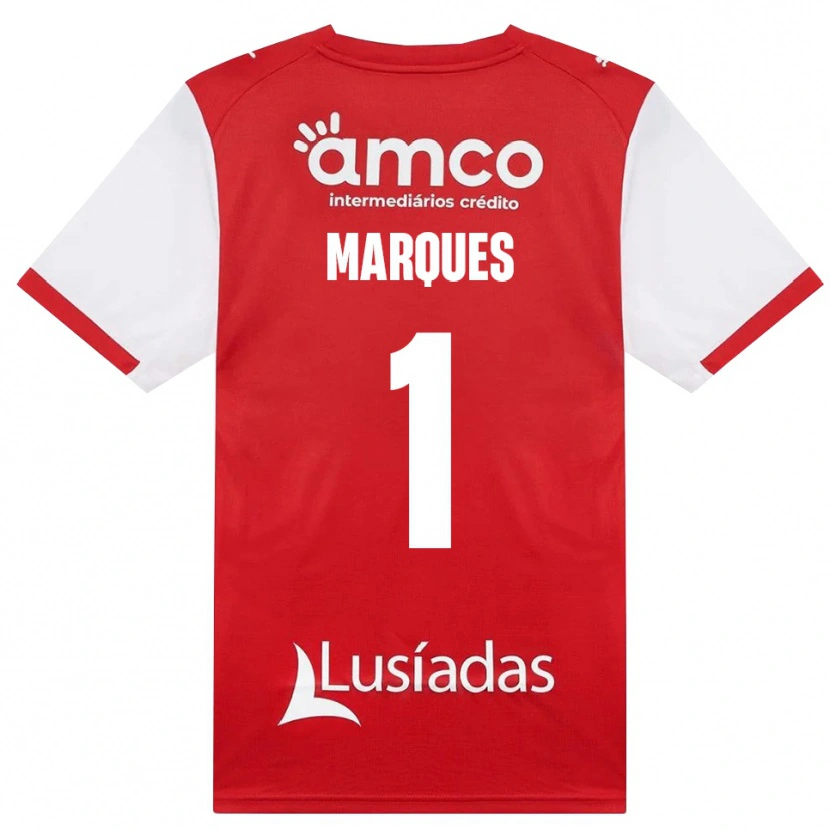 Danxen Herren André Marques #1 Weiß Rot Schwarz Heimtrikot Trikot 2026/27 T-Shirt