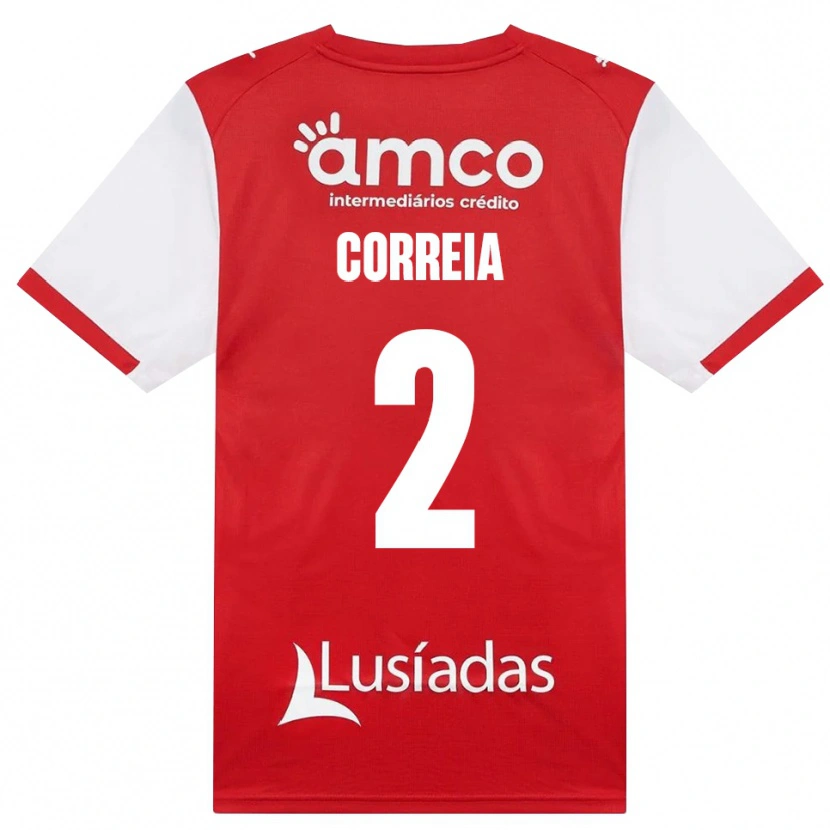 Danxen Herren Nuno Correia #2 Weiß Rot Schwarz Heimtrikot Trikot 2026/27 T-Shirt