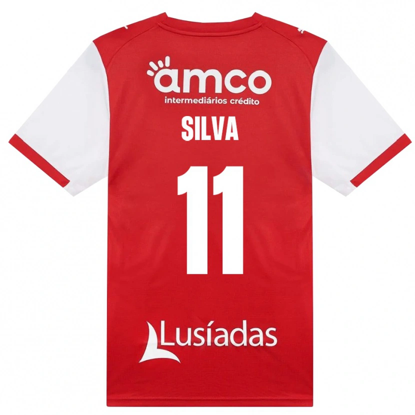 Danxen Herren Gabriel Silva #11 Weiß Rot Schwarz Heimtrikot Trikot 2026/27 T-Shirt