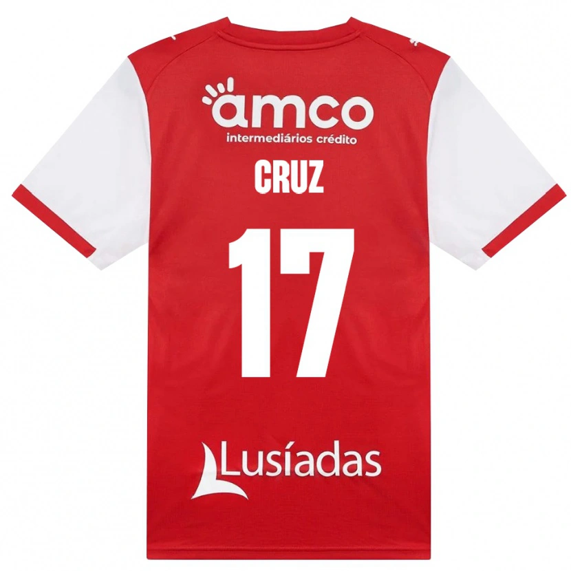 Danxen Herren Salvador Cruz #17 Weiß Rot Schwarz Heimtrikot Trikot 2026/27 T-Shirt