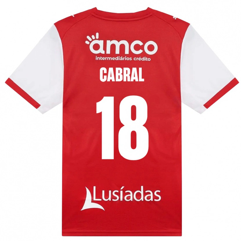 Danxen Herren Rafael Cabral #18 Weiß Rot Schwarz Heimtrikot Trikot 2026/27 T-Shirt