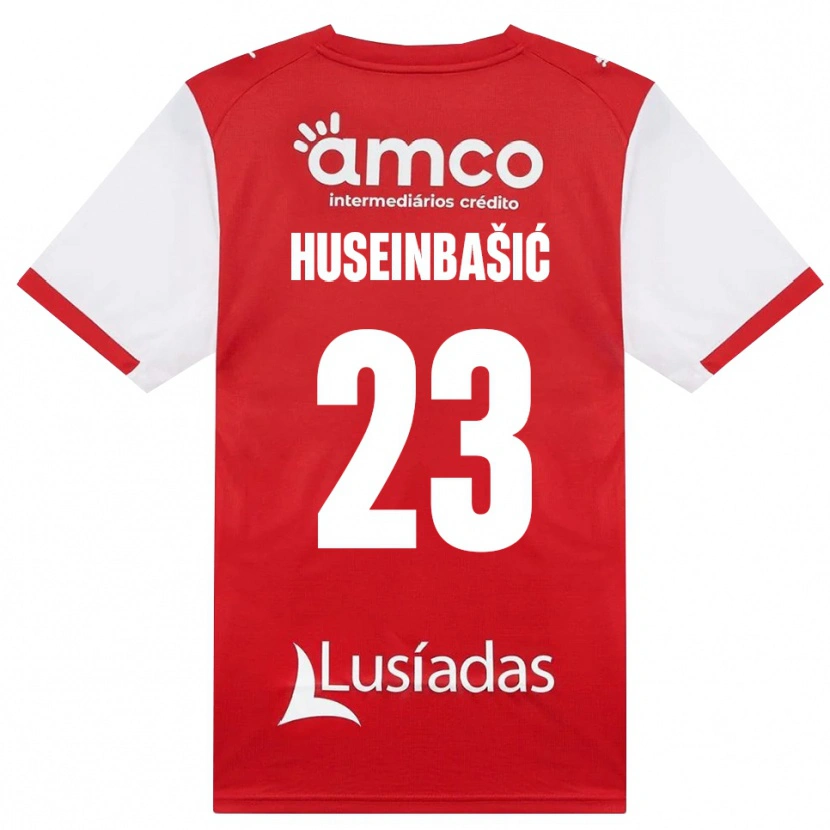 Danxen Herren Denis Huseinbasic #23 Weiß Rot Schwarz Heimtrikot Trikot 2026/27 T-Shirt