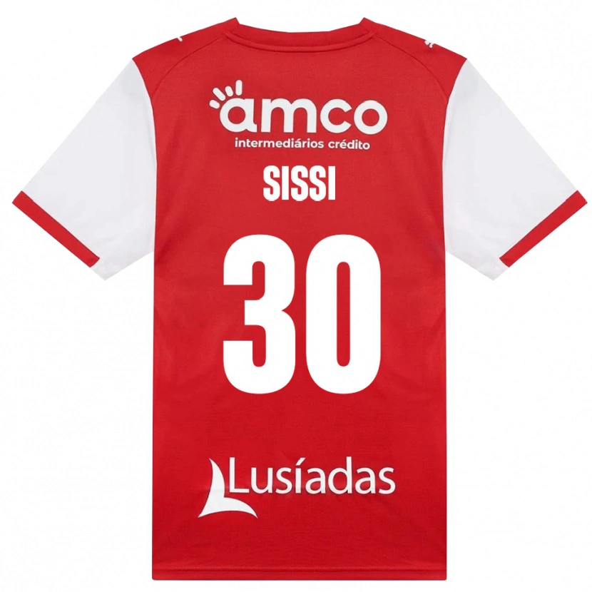 Danxen Herren Sissi #30 Weiß Rot Schwarz Heimtrikot Trikot 2026/27 T-Shirt