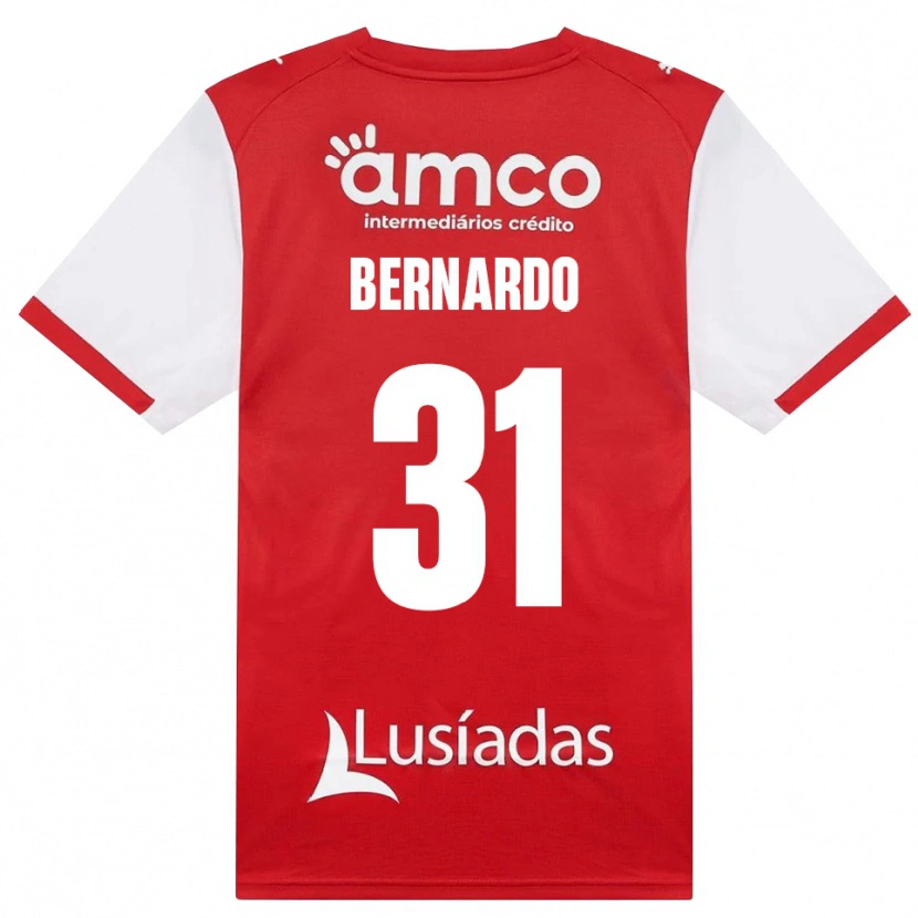 Danxen Herren Bernardo Caltabiano Parise Fontes #31 Weiß Rot Schwarz Heimtrikot Trikot 2026/27 T-Shirt