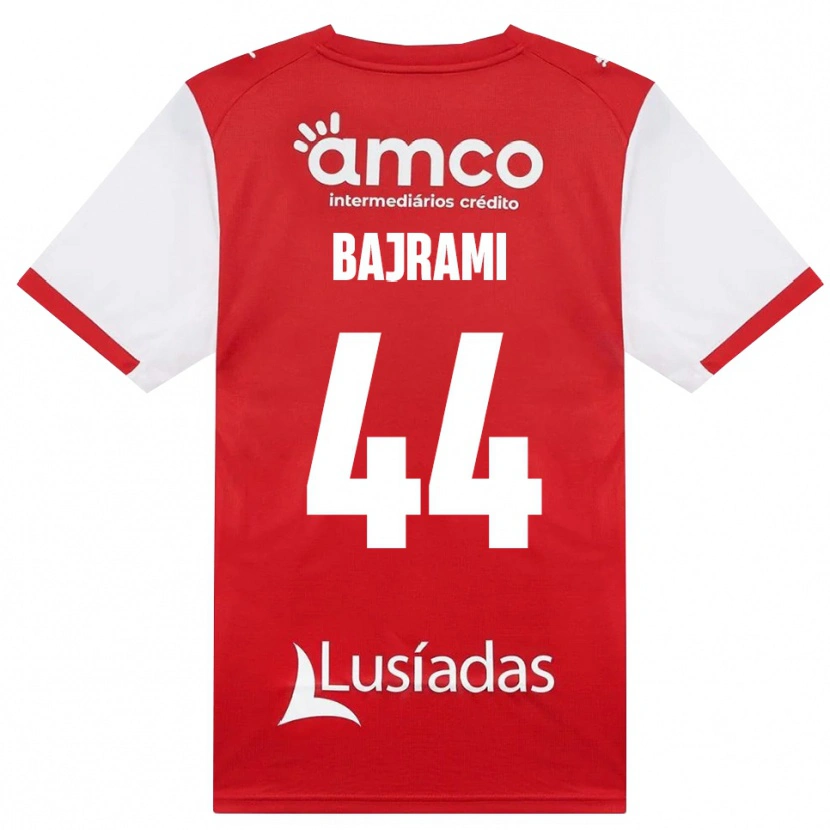 Danxen Herren Adrian Bajrami #44 Weiß Rot Schwarz Heimtrikot Trikot 2026/27 T-Shirt