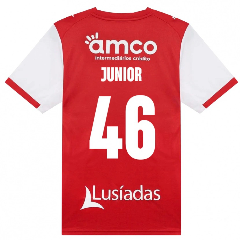 Danxen Herren Mário Junior #46 Weiß Rot Schwarz Heimtrikot Trikot 2026/27 T-Shirt