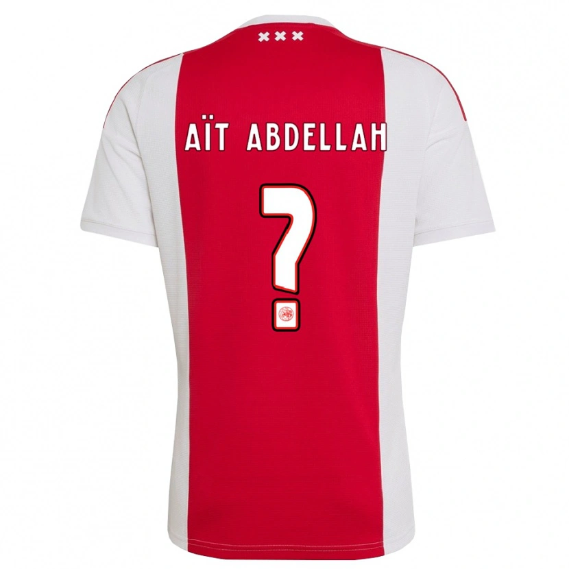 Danxen Herren Waleed Aït Abdellah #0 Rot Weiß Gelb Heimtrikot Trikot 2026/27 T-Shirt