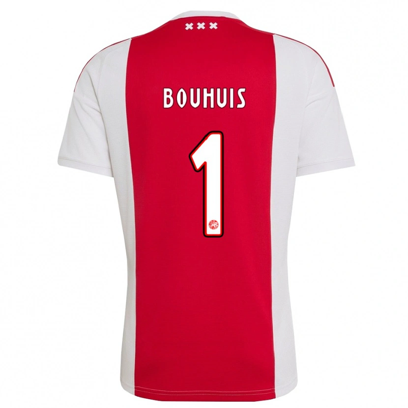Danxen Herren Jens Bouhuis #1 Rot Weiß Gelb Heimtrikot Trikot 2026/27 T-Shirt