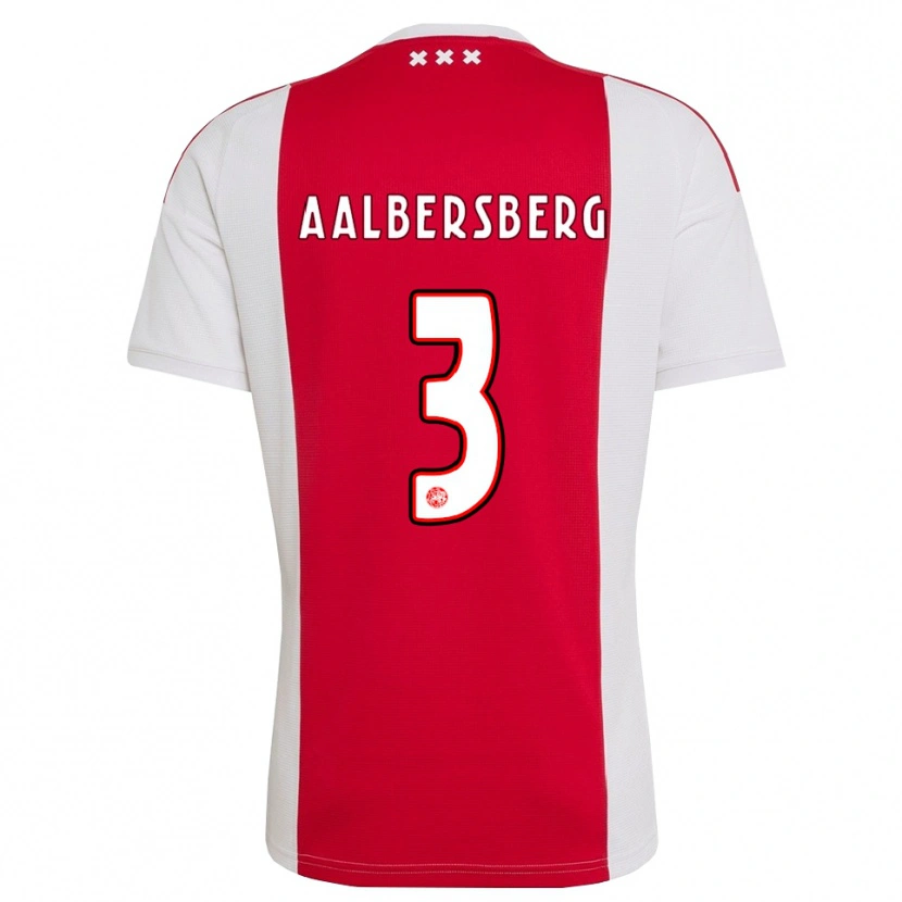 Danxen Herren Miles Aalbersberg #3 Rot Weiß Gelb Heimtrikot Trikot 2026/27 T-Shirt