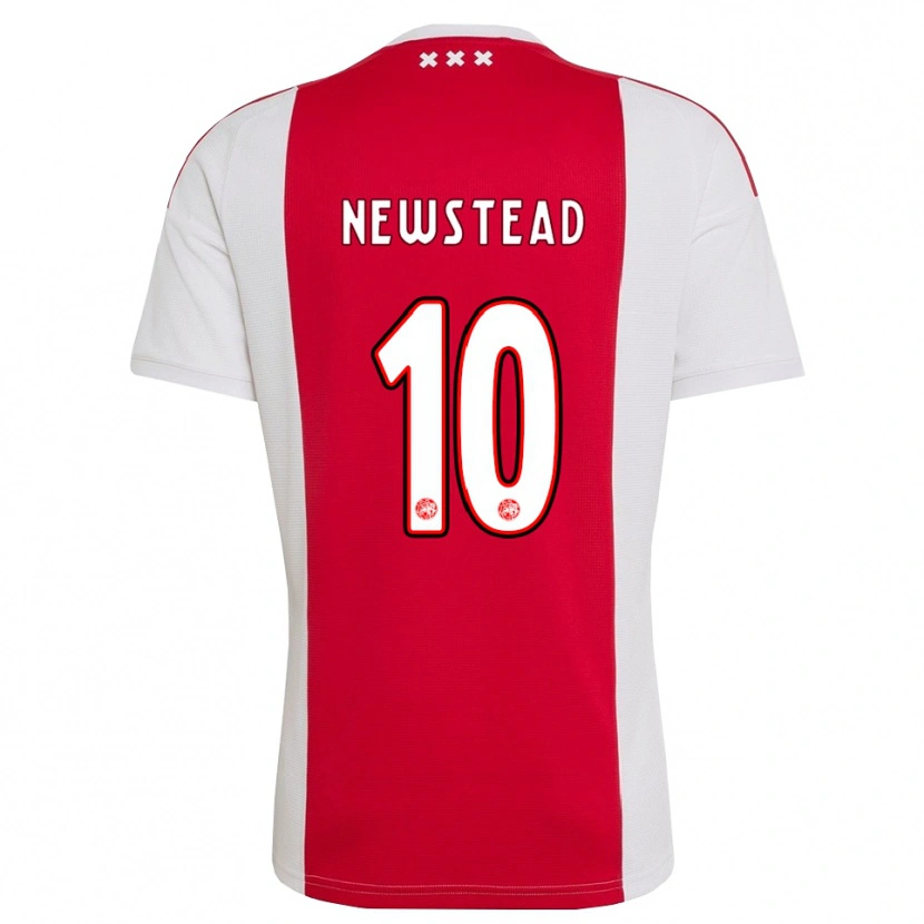 Danxen Herren Xander Newstead #10 Rot Weiß Gelb Heimtrikot Trikot 2026/27 T-Shirt