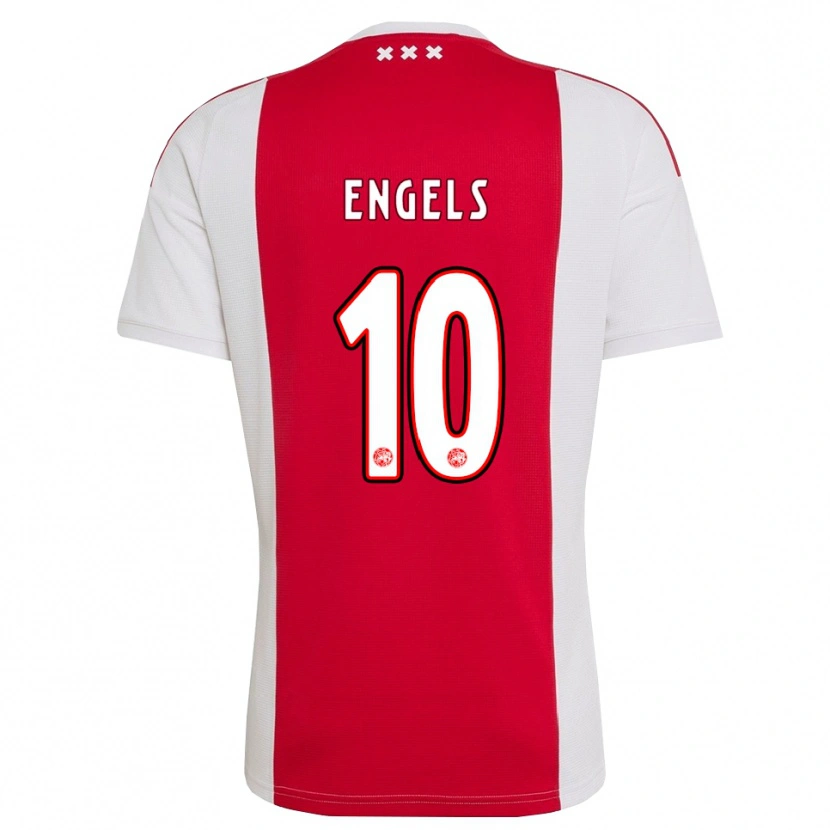 Danxen Herren Chip Engels #10 Rot Weiß Gelb Heimtrikot Trikot 2026/27 T-Shirt