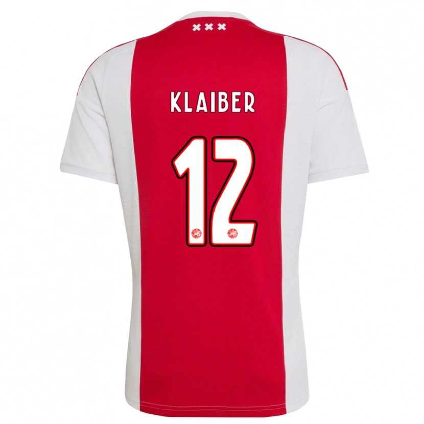 Danxen Herren Sean Klaiber #12 Rot Weiß Gelb Heimtrikot Trikot 2026/27 T-Shirt
