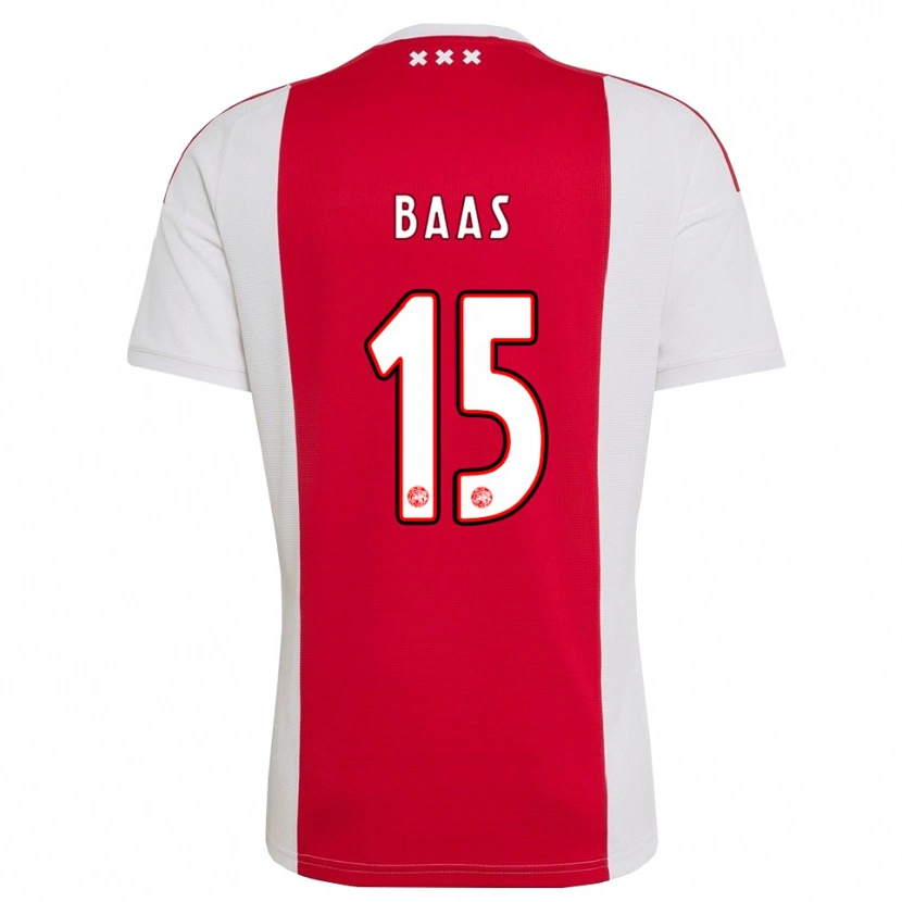 Danxen Herren Youri Baas #15 Rot Weiß Gelb Heimtrikot Trikot 2026/27 T-Shirt