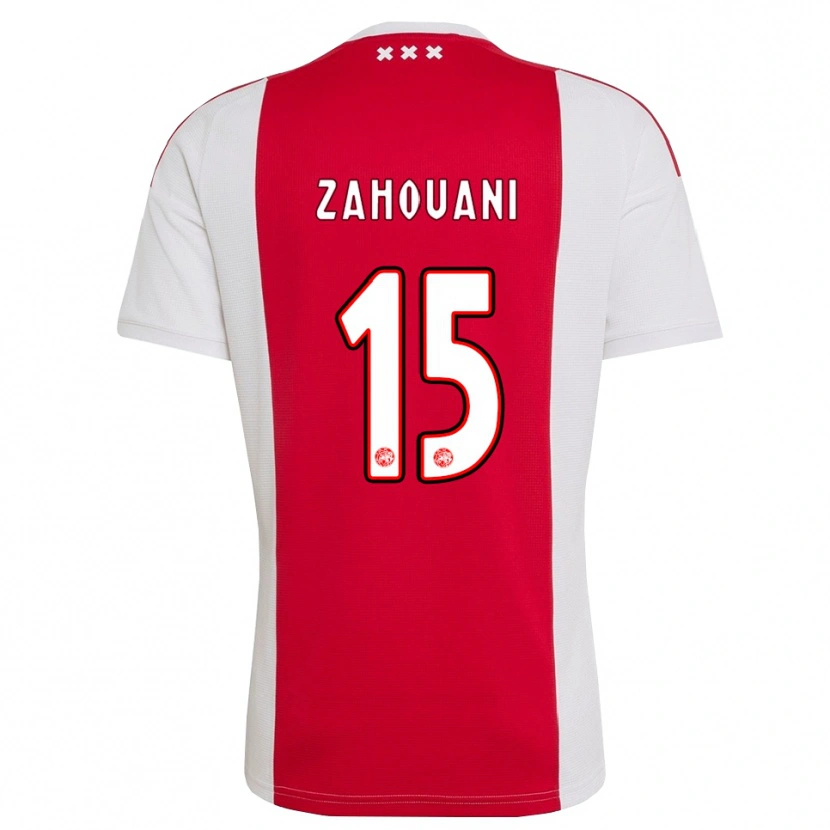 Danxen Herren Fouad Zahouani #15 Rot Weiß Gelb Heimtrikot Trikot 2026/27 T-Shirt