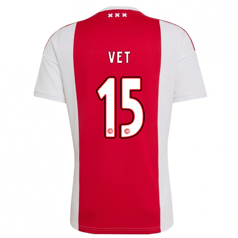 Danxen Herren Javier Vet #15 Rot Weiß Gelb Heimtrikot Trikot 2026/27 T-Shirt
