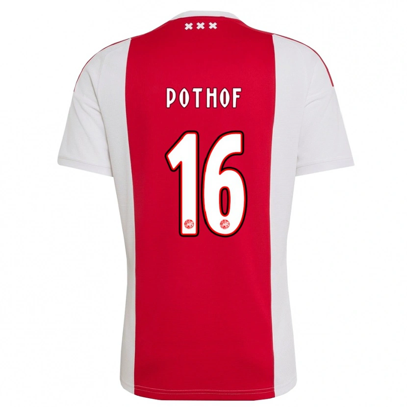 Danxen Herren Isa Pothof #16 Rot Weiß Gelb Heimtrikot Trikot 2026/27 T-Shirt
