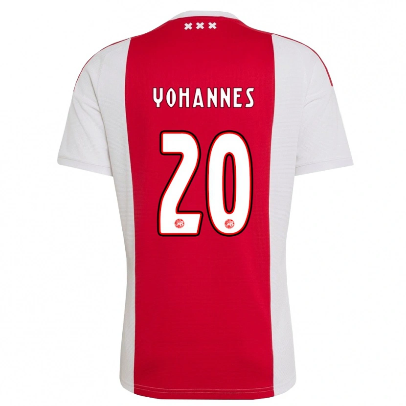 Danxen Herren Lily Yohannes #20 Rot Weiß Gelb Heimtrikot Trikot 2026/27 T-Shirt