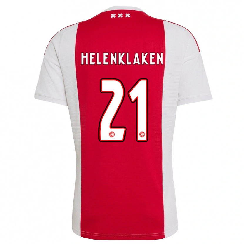 Danxen Herren Sjors Helenklaken #21 Rot Weiß Gelb Heimtrikot Trikot 2026/27 T-Shirt