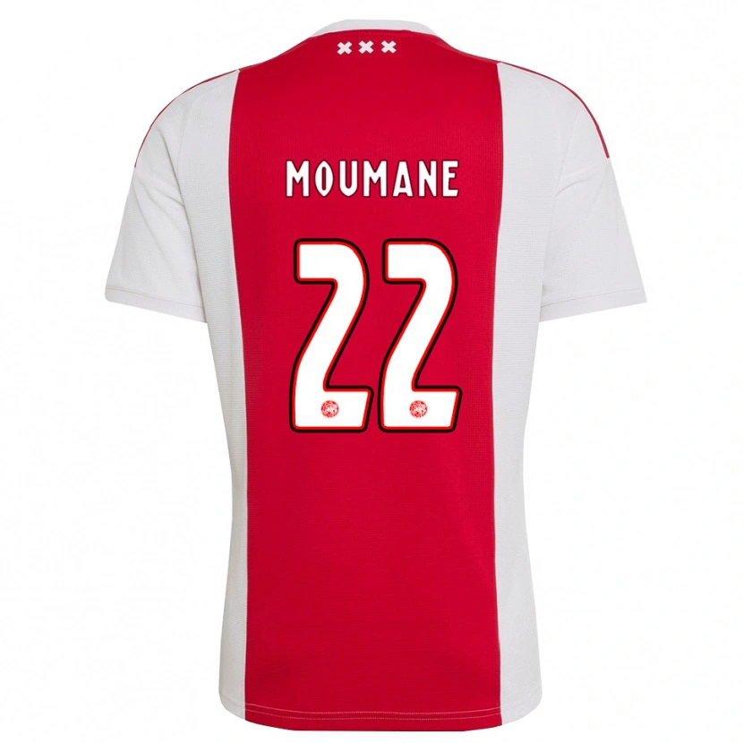 Danxen Herren Anass Moumane #22 Rot Weiß Gelb Heimtrikot Trikot 2026/27 T-Shirt