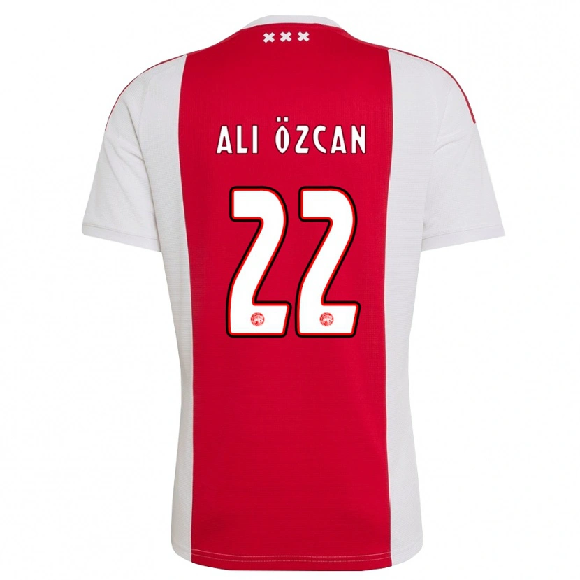 Danxen Herren Akın Ali Özcan #22 Rot Weiß Gelb Heimtrikot Trikot 2026/27 T-Shirt
