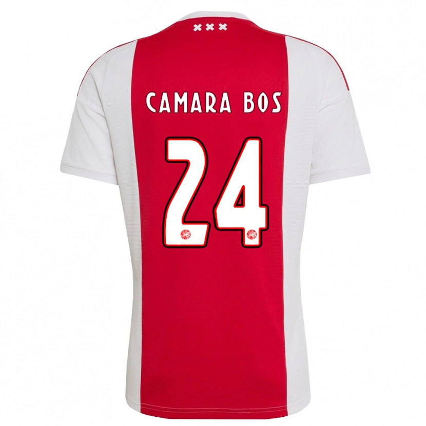 Danxen Herren Daniel Camara Bos #24 Rot Weiß Gelb Heimtrikot Trikot 2026/27 T-Shirt