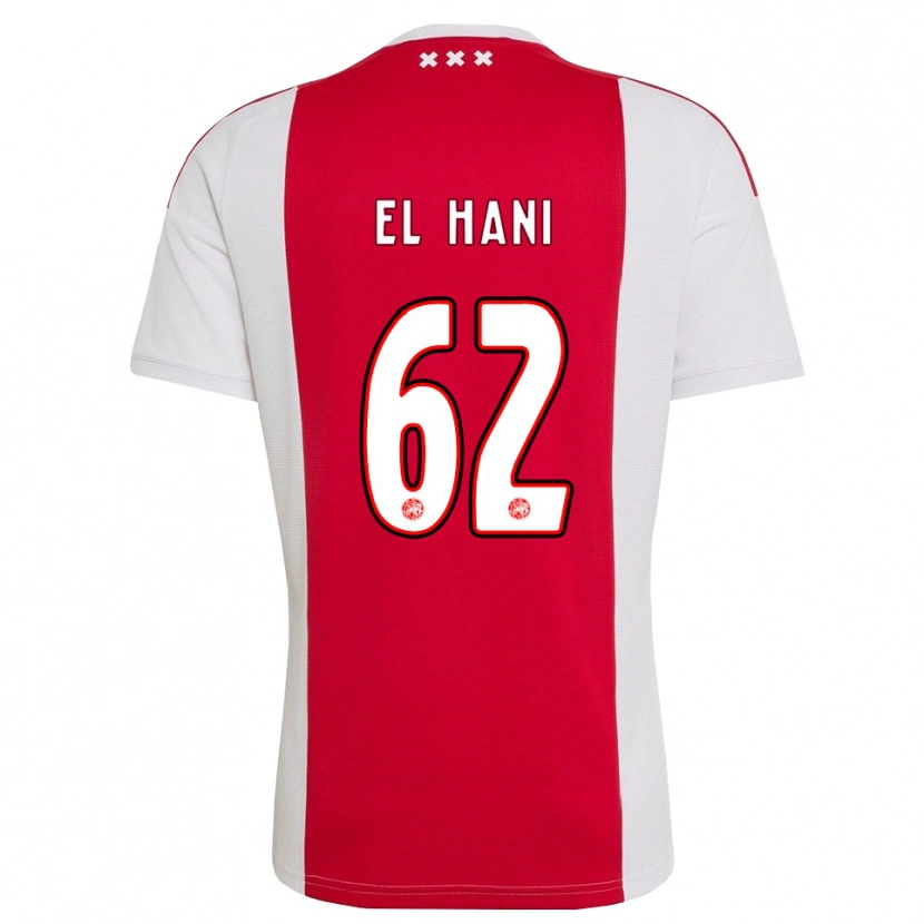 Danxen Herren Aymean El Hani #62 Rot Weiß Gelb Heimtrikot Trikot 2026/27 T-Shirt