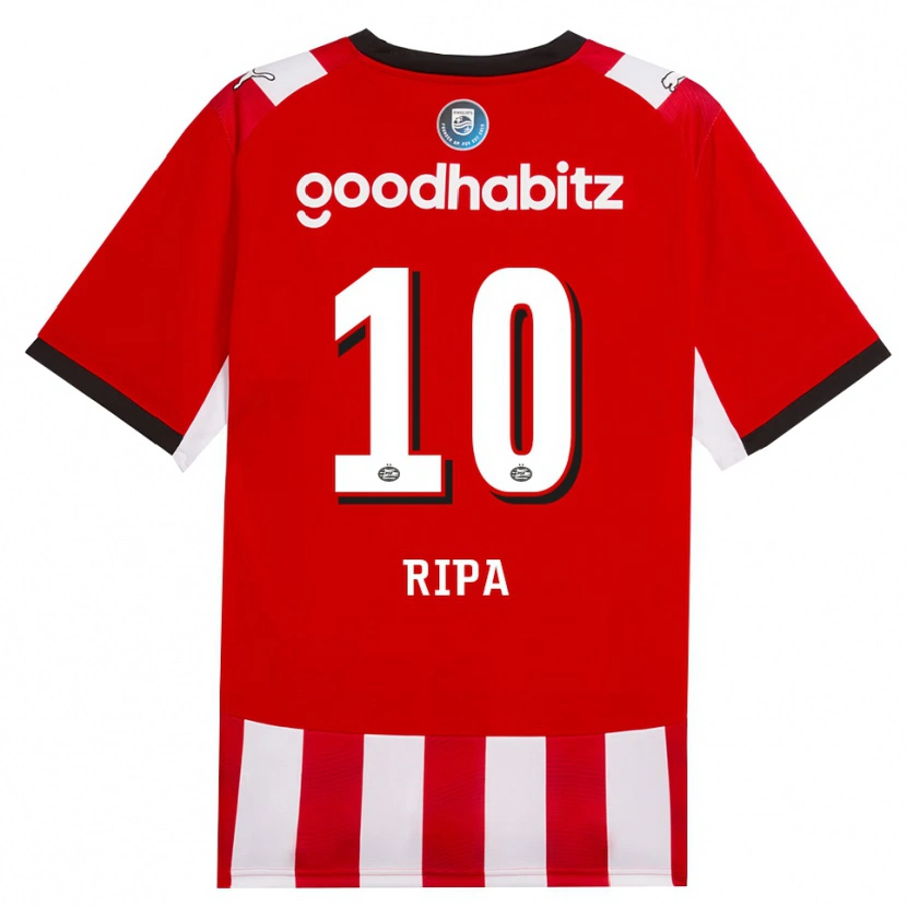 Danxen Herren Chimera Ripa #10 Rot Weiß Schwarz Heimtrikot Trikot 2026/27 T-Shirt