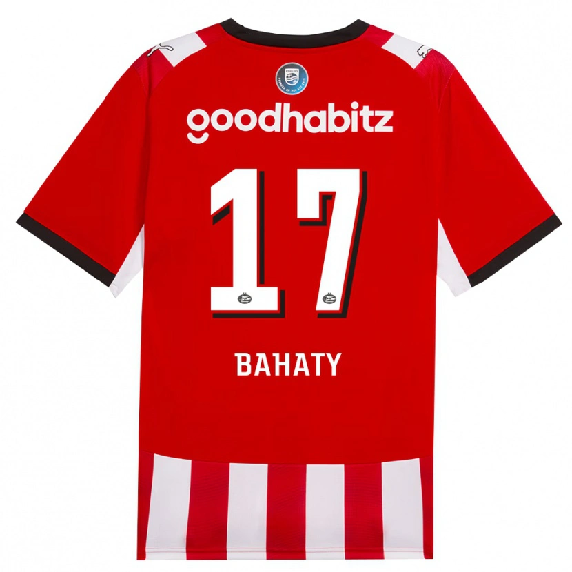 Danxen Herren Manuel Bahaty #17 Rot Weiß Schwarz Heimtrikot Trikot 2026/27 T-Shirt