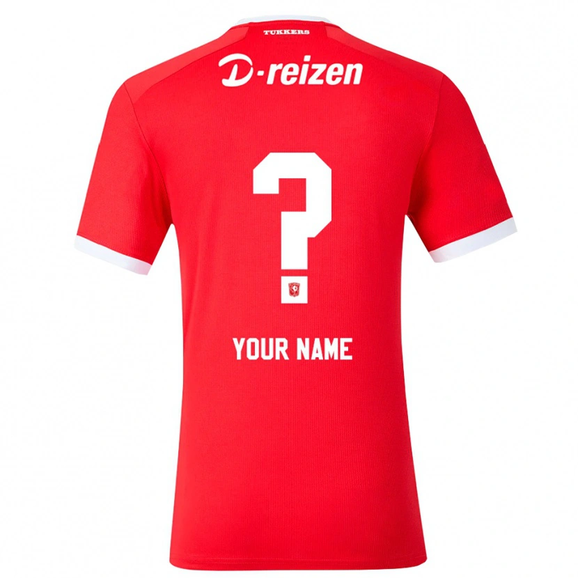 Danxen Herren Ihren Namen #0 Rot Weiß Heimtrikot Trikot 2026/27 T-Shirt