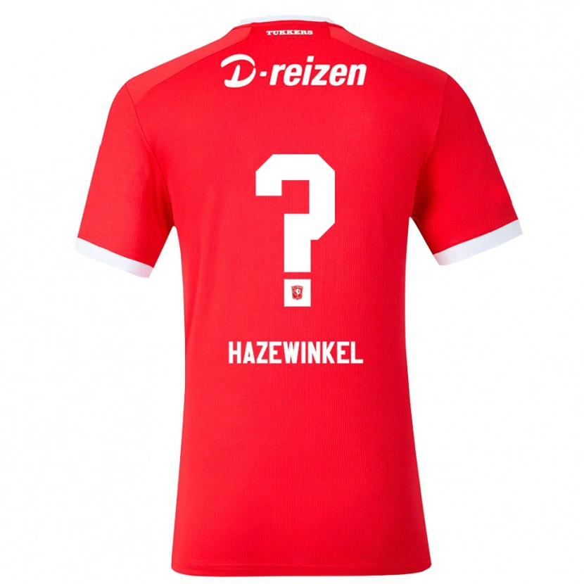 Danxen Herren Ruben Hazewinkel #0 Rot Weiß Heimtrikot Trikot 2026/27 T-Shirt