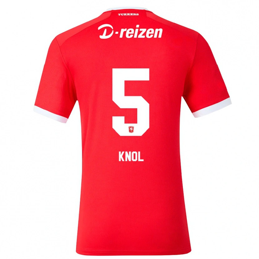 Danxen Herren Anna Knol #5 Rot Weiß Heimtrikot Trikot 2026/27 T-Shirt