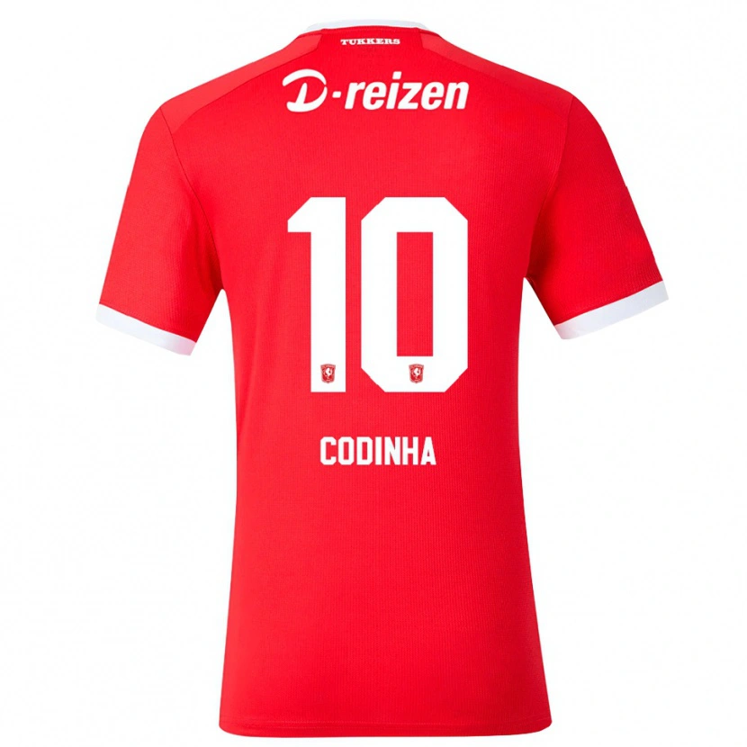 Danxen Herren Tiago Codinha #10 Rot Weiß Heimtrikot Trikot 2026/27 T-Shirt