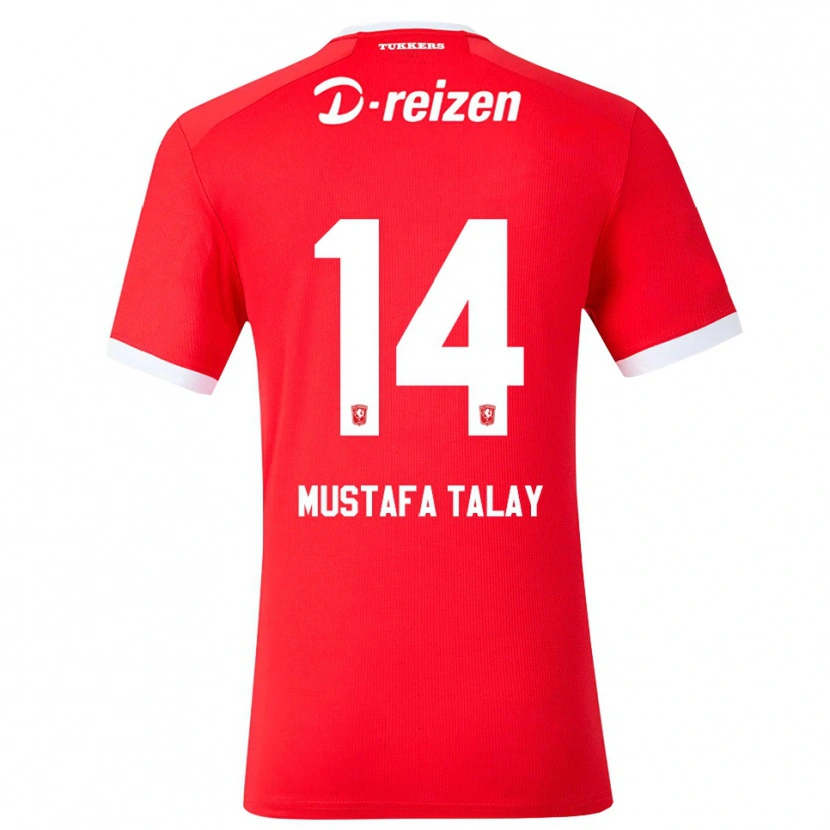 Danxen Herren Kaan Mustafa Talay #14 Rot Weiß Heimtrikot Trikot 2026/27 T-Shirt