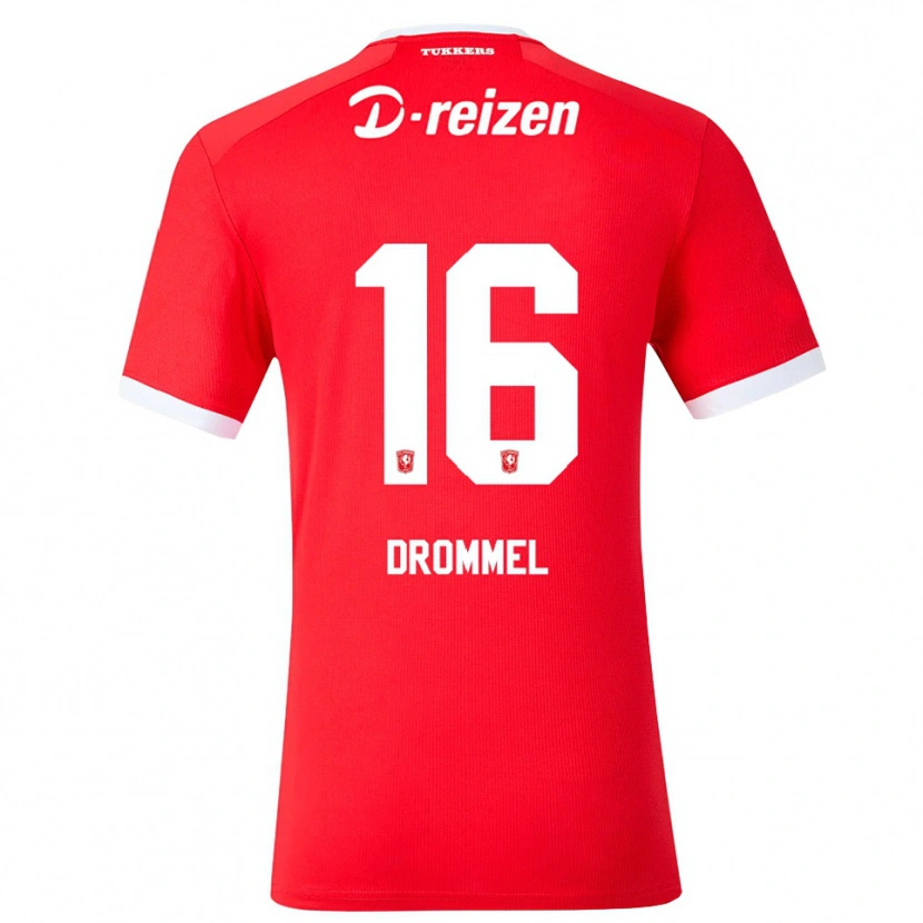 Danxen Herren Joël Drommel #16 Rot Weiß Heimtrikot Trikot 2026/27 T-Shirt