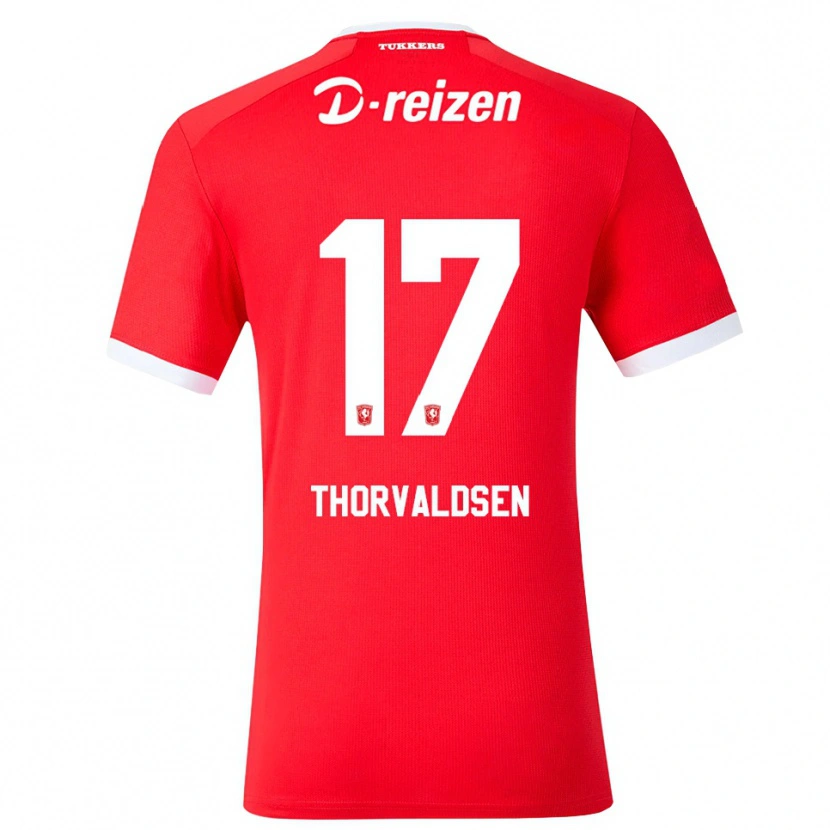 Danxen Herren Filip Thorvaldsen #17 Rot Weiß Heimtrikot Trikot 2026/27 T-Shirt