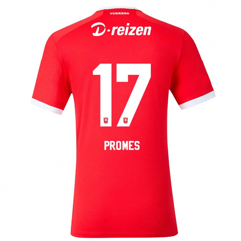 Danxen Herren Rodrigo Promes #17 Rot Weiß Heimtrikot Trikot 2026/27 T-Shirt