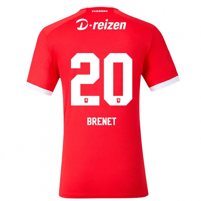 Danxen Herren Joshua Brenet #20 Rot Weiß Heimtrikot Trikot 2026/27 T-Shirt