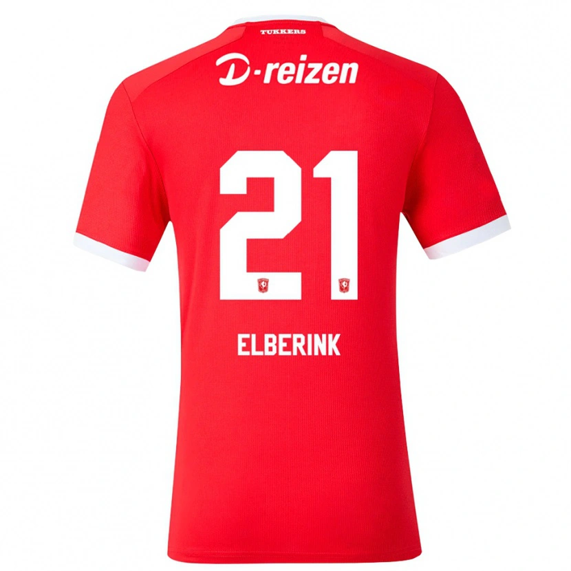 Danxen Herren Eva Oude Elberink #21 Rot Weiß Heimtrikot Trikot 2026/27 T-Shirt