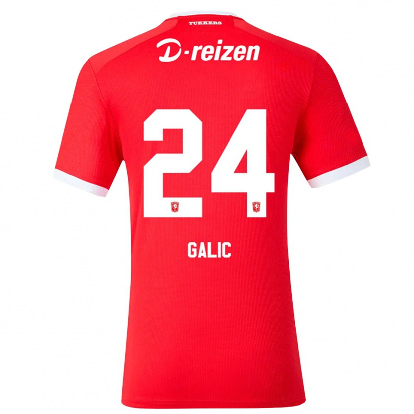 Danxen Herren Daniela Galic #24 Rot Weiß Heimtrikot Trikot 2026/27 T-Shirt