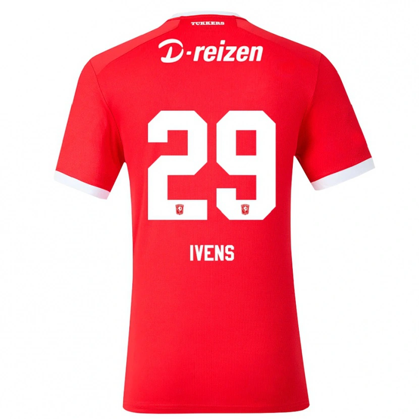 Danxen Herren Rose Ivens #29 Rot Weiß Heimtrikot Trikot 2026/27 T-Shirt
