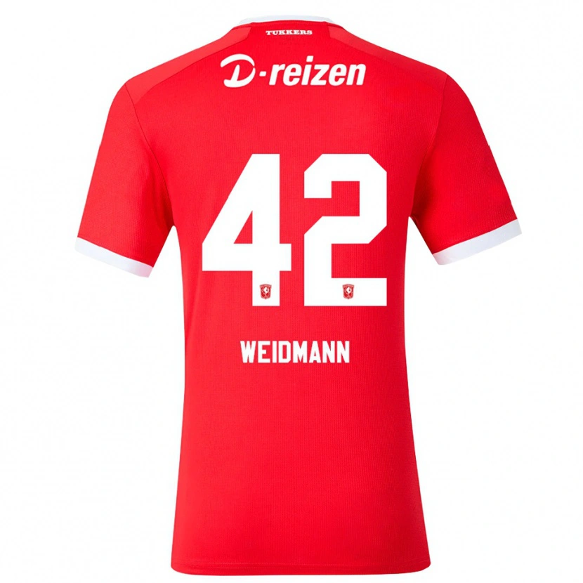 Danxen Herren Daouda Weidmann #42 Rot Weiß Heimtrikot Trikot 2026/27 T-Shirt