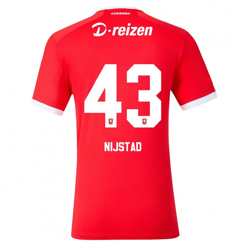 Danxen Herren Ruud Nijstad #43 Rot Weiß Heimtrikot Trikot 2026/27 T-Shirt