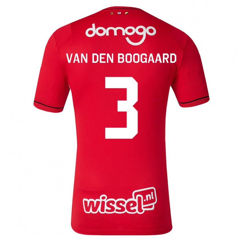 Danxen Herren Brian Van Den Boogaard #3 Rot Weiß Schwarz Heimtrikot Trikot 2026/27 T-Shirt