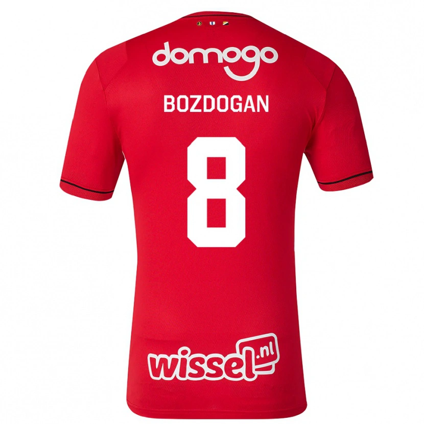 Danxen Herren Can Bozdogan #8 Rot Weiß Schwarz Heimtrikot Trikot 2026/27 T-Shirt