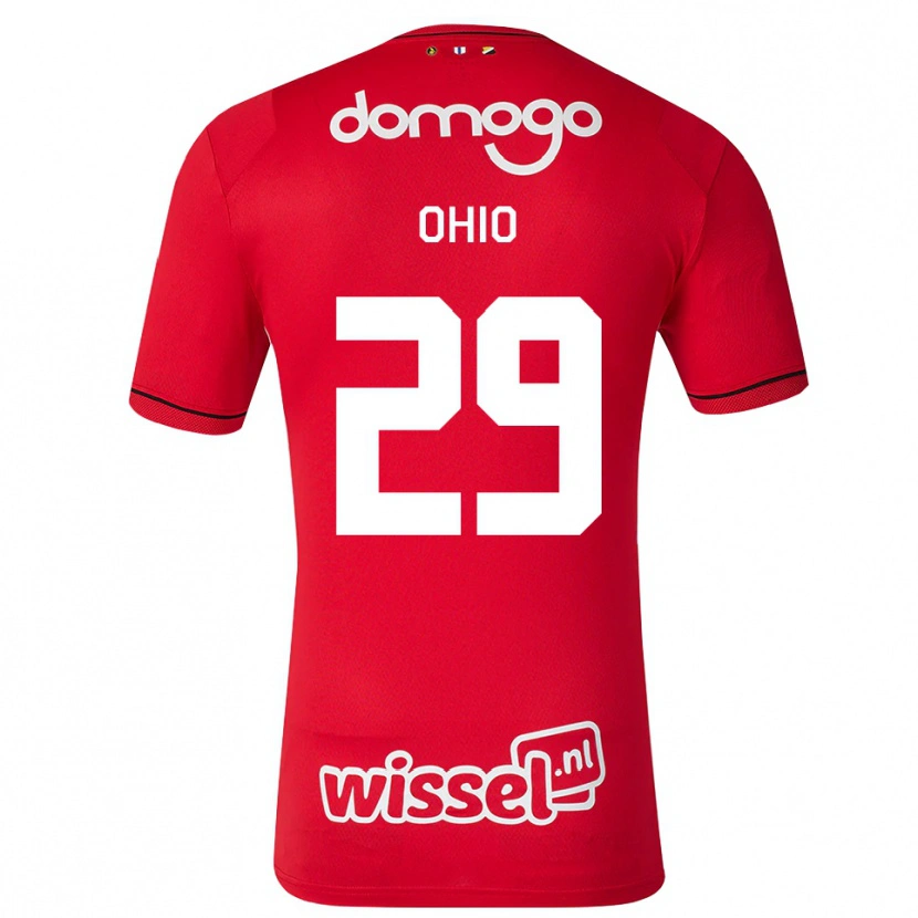 Danxen Herren Noah Ohio #29 Rot Weiß Schwarz Heimtrikot Trikot 2026/27 T-Shirt